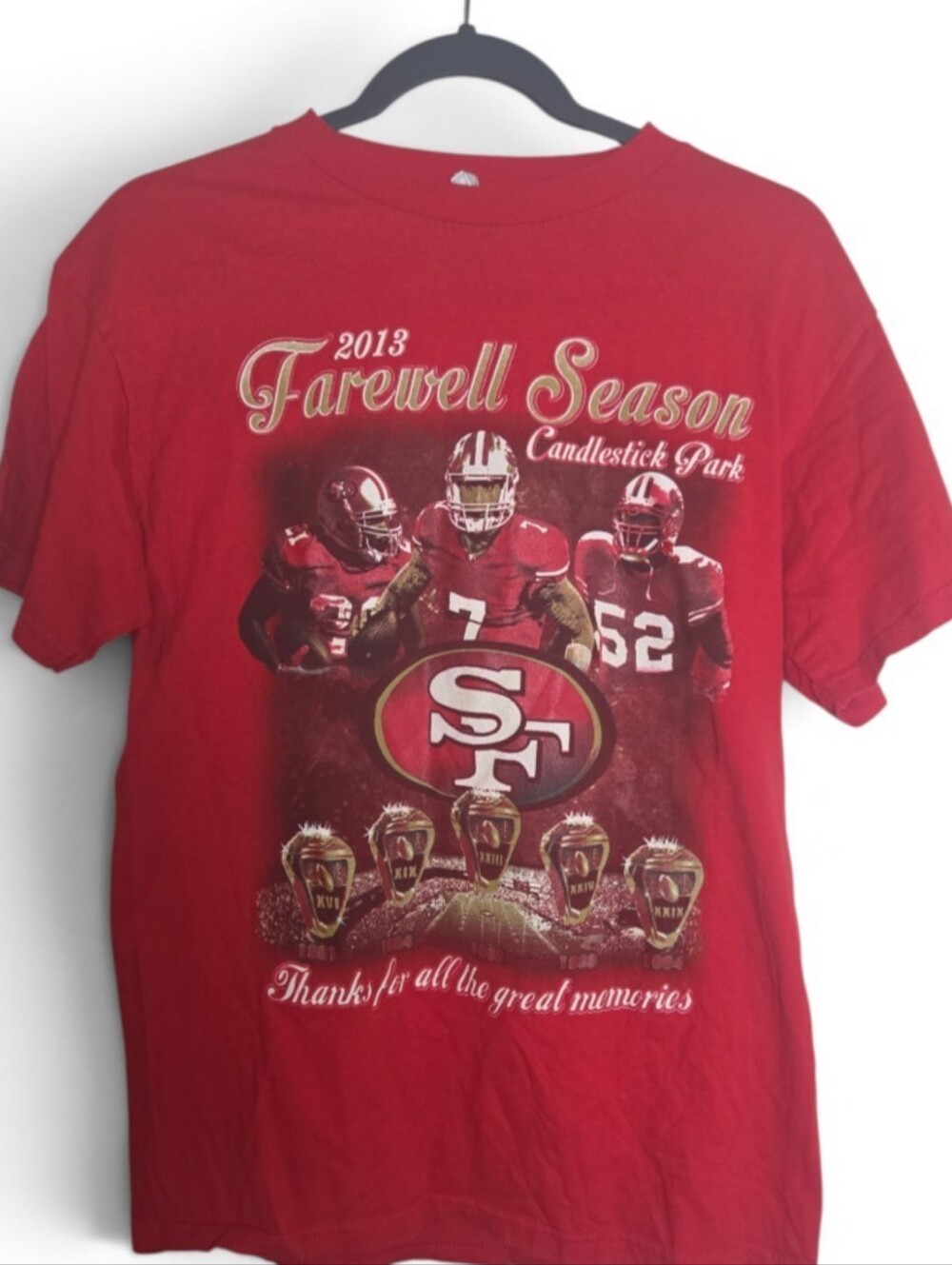 San Francisco 49ers Red Farewell Season Graphic Tee